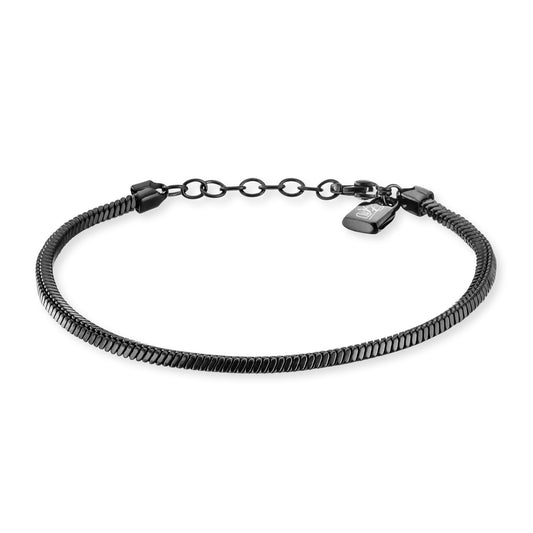 Snake Armband Francesco in schwarz - SAVE BRAVE