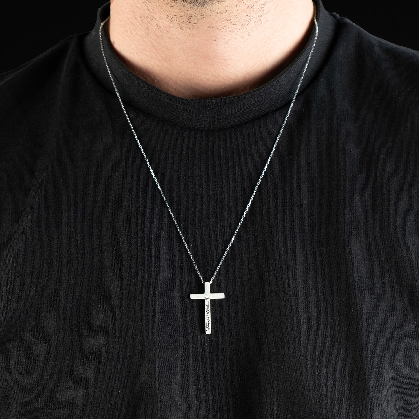 Halskette Francesco mit Kreuz Anhänger - SAVE BRAVE