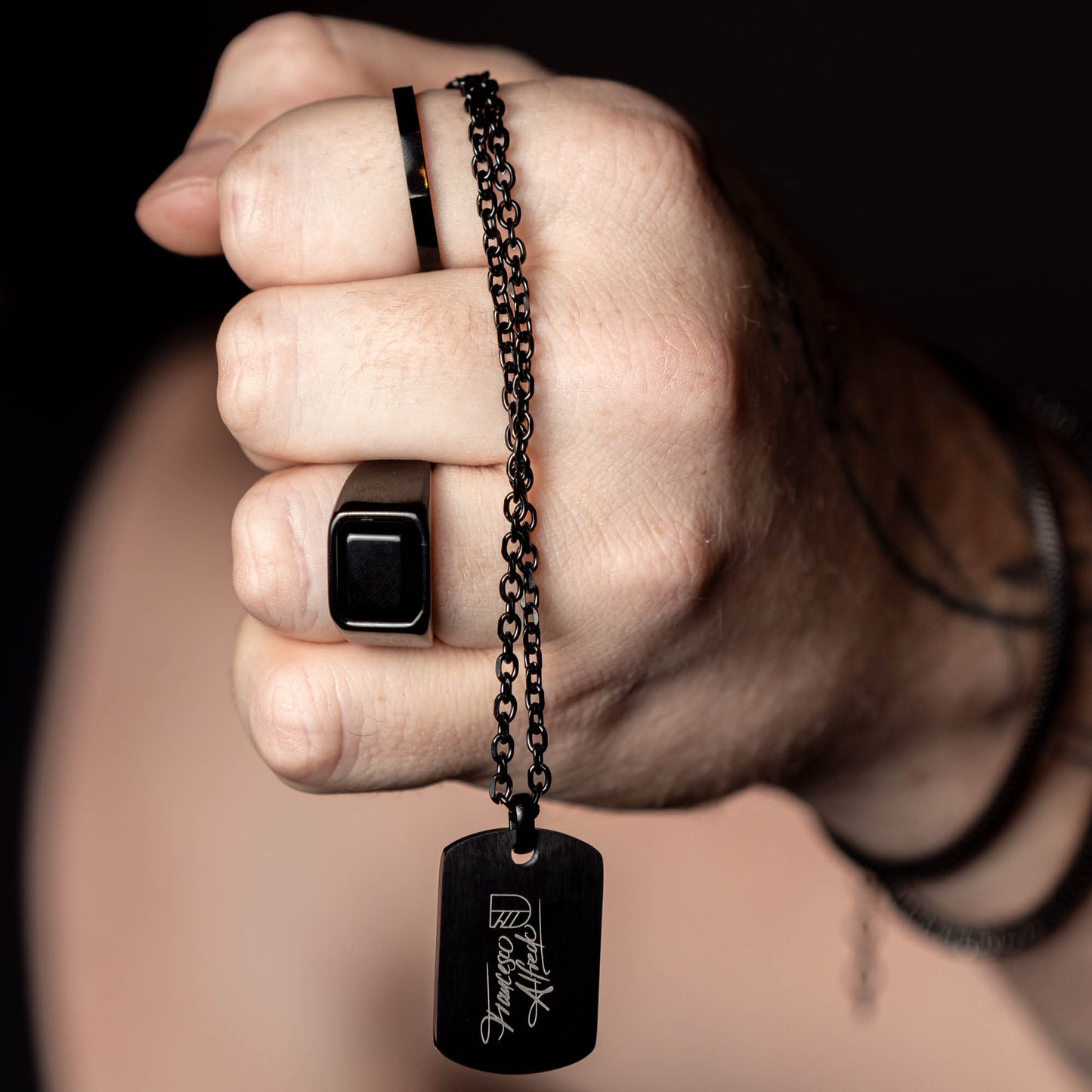 Halskette Francesco mit Dogtag - SAVE BRAVE