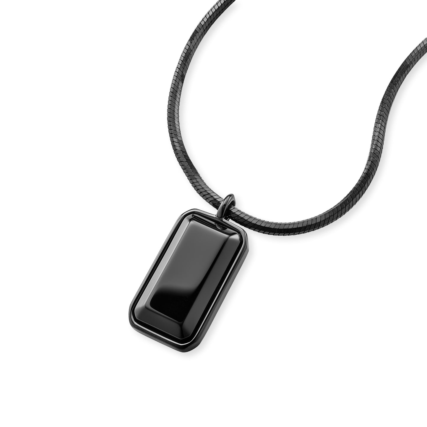 Halskette Francesco mit schwarzem Onyx - SAVE BRAVE