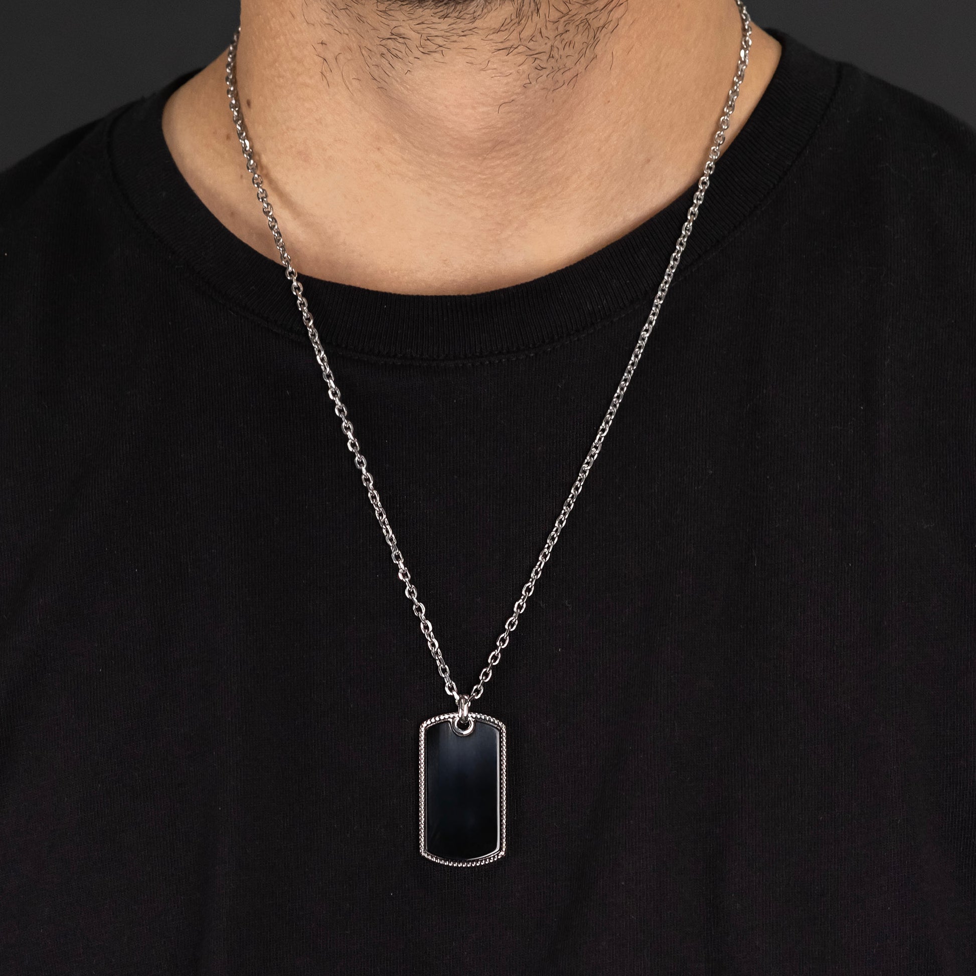 Kette Northstar mit schwarzem Onyx - SAVE BRAVE