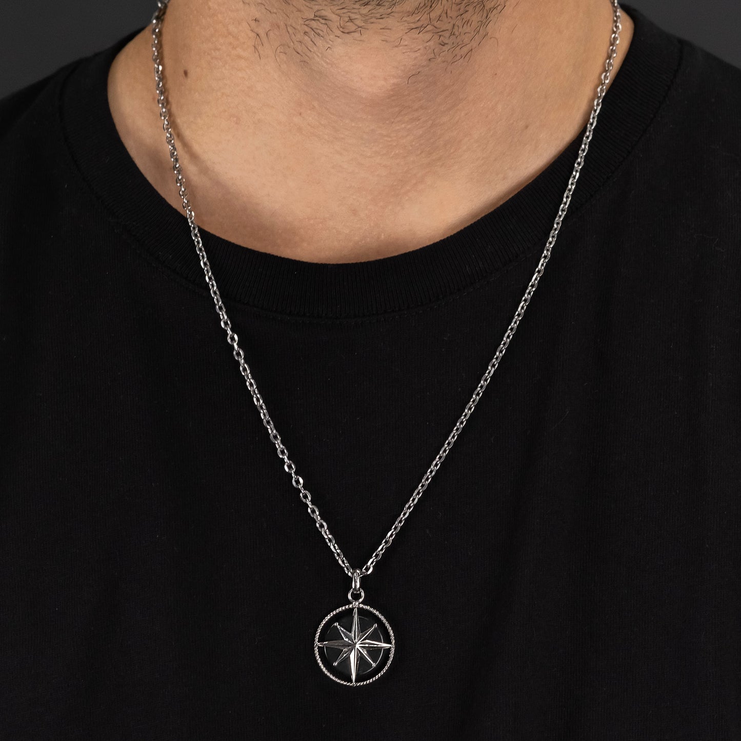 Kette Polar mit schwarzem Onyx - SAVE BRAVE