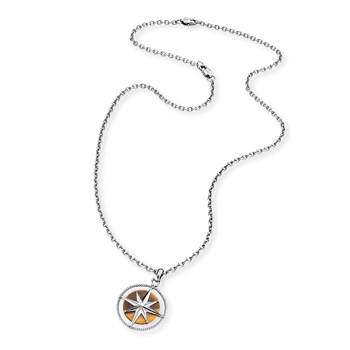 Kette Polar mit braunem Tigerauge - SAVE BRAVE