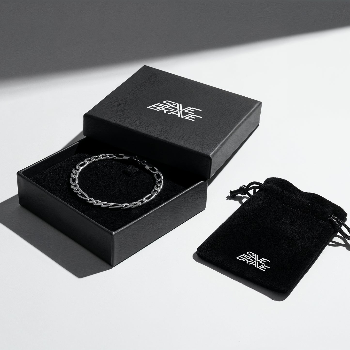 ARMBAND SNAKE FRANCESCO IN SILBER - SAVE BRAVE