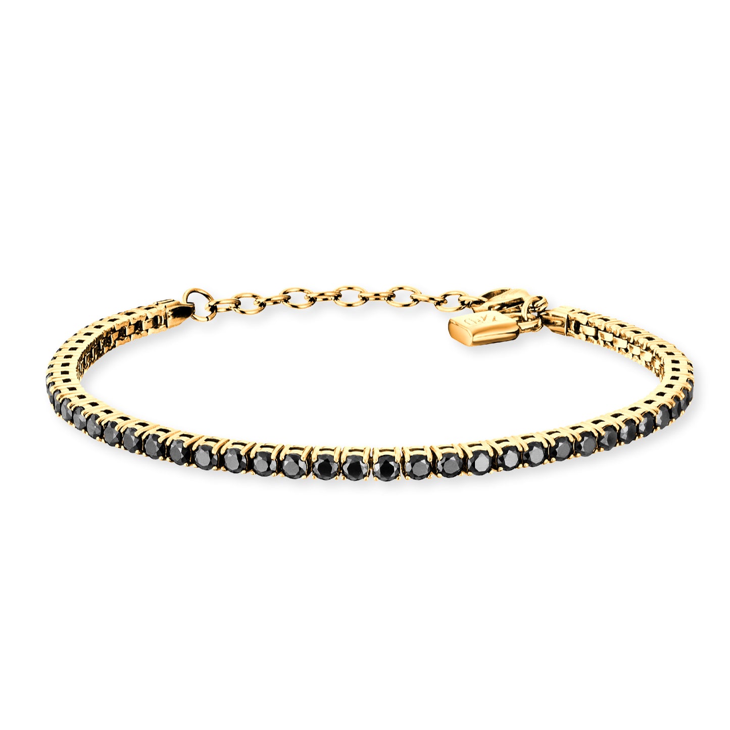 Armband Tennis Gold mit Zirkonia