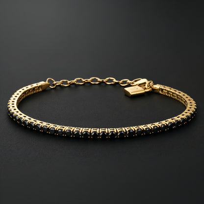 Armband Tennis Gold mit Zirkonia