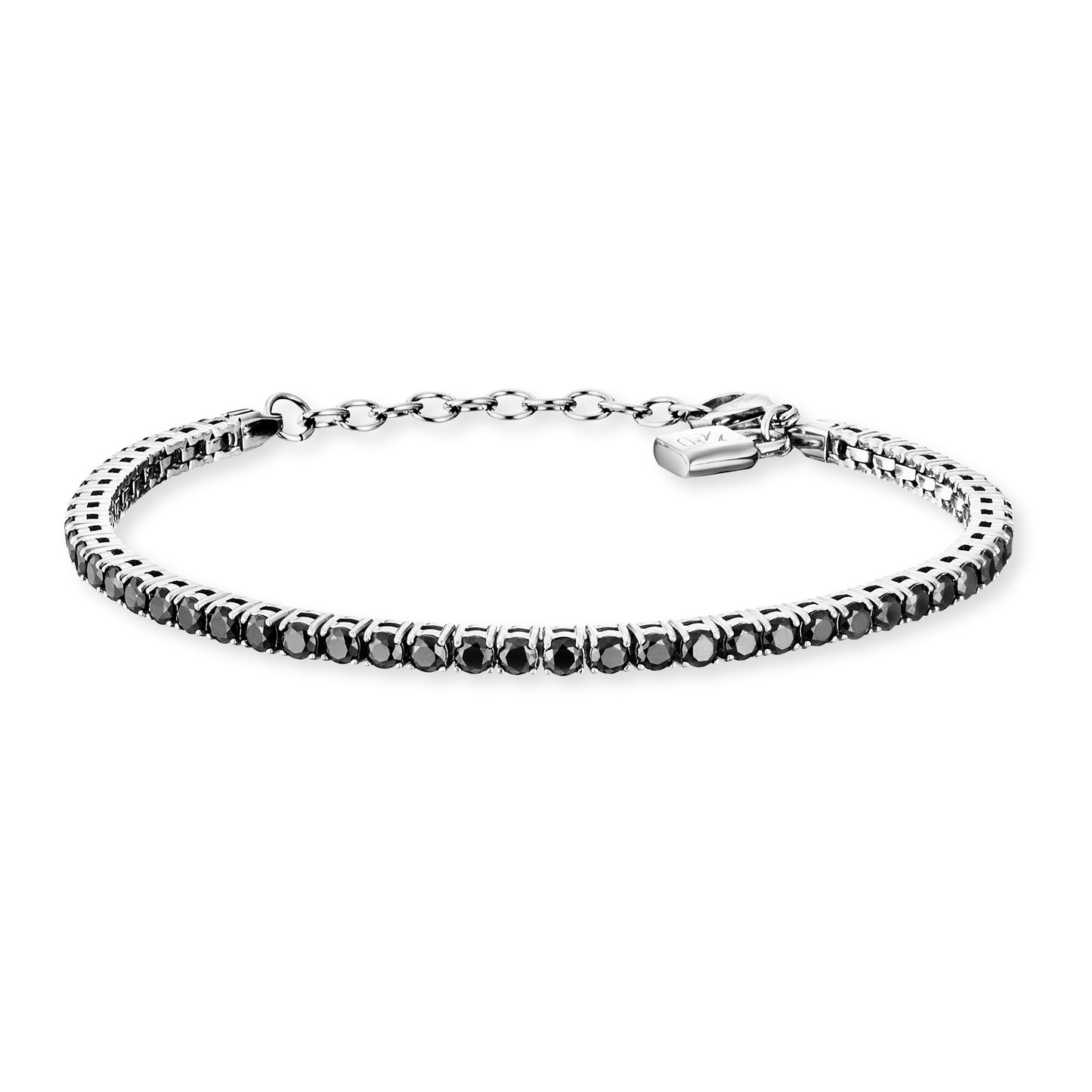 Tennisarmband Francesco in silber