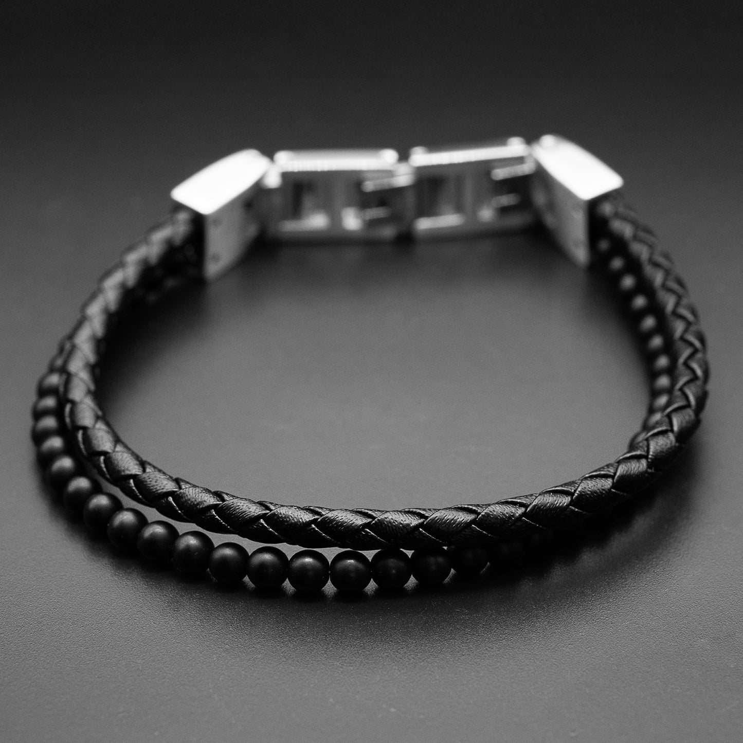 Armband Tyler Onyx Breit