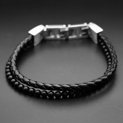 Armband Tyler Onyx Breit