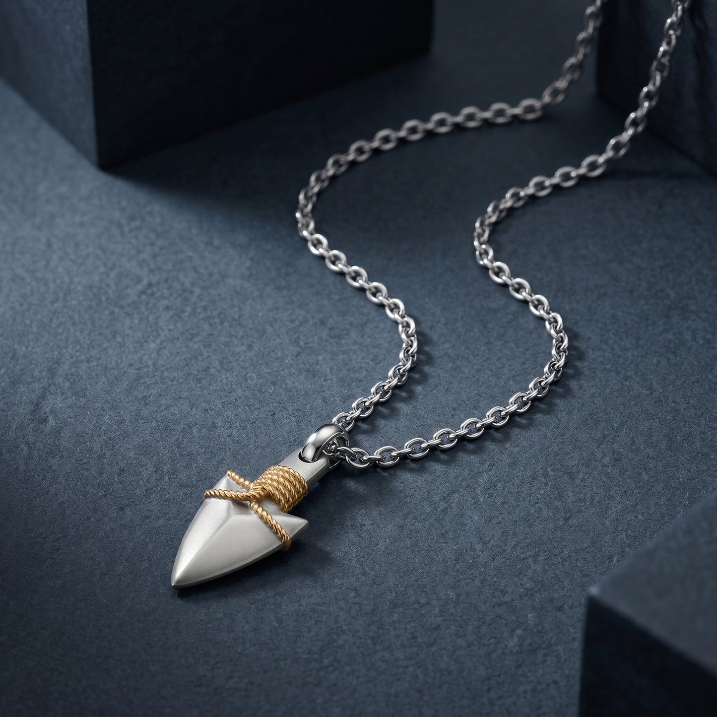 Kette Arrow Edelstahl IP Bicolor