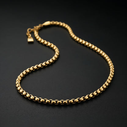 Kette Box-kette gold