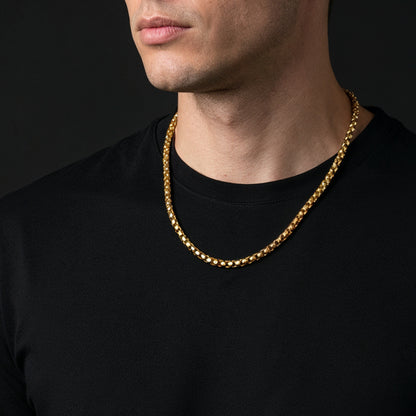 Kette Box-kette gold