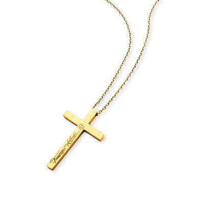 Halskette Kreuz Gold