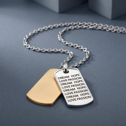Kette Hope Edelstahl IP Bicolor