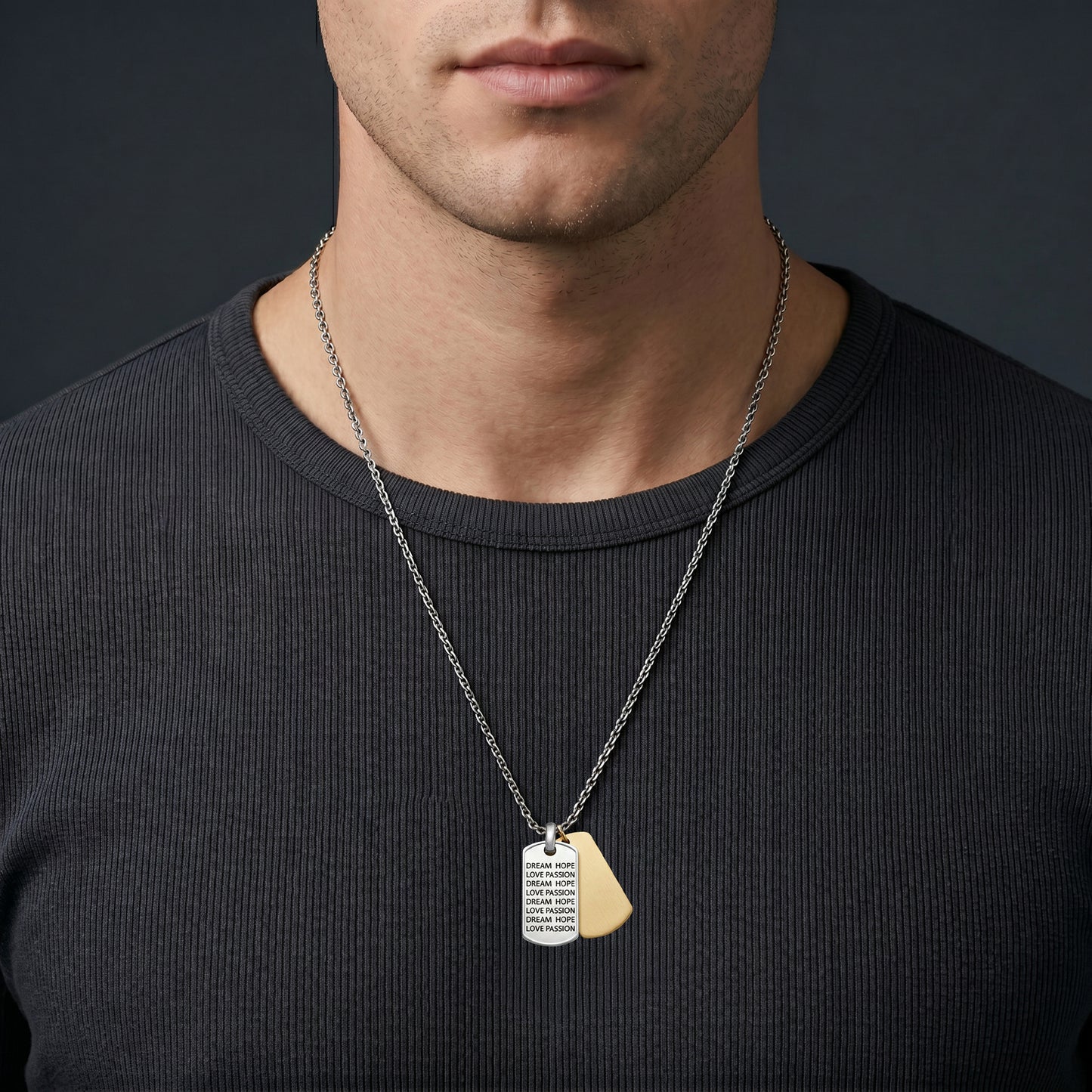 Kette Hope Edelstahl IP Bicolor
