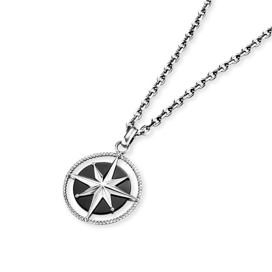 Kette Polar mit schwarzem Onyx - SAVE BRAVE