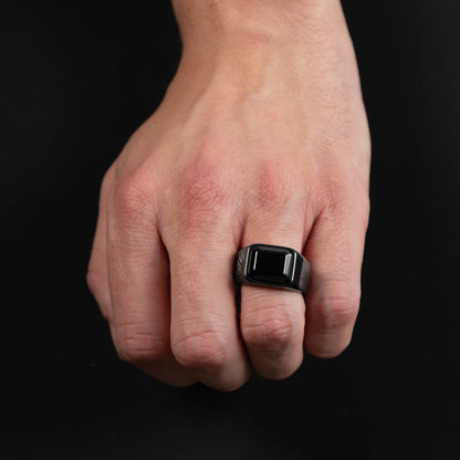 Ring Francesco mit Onyx