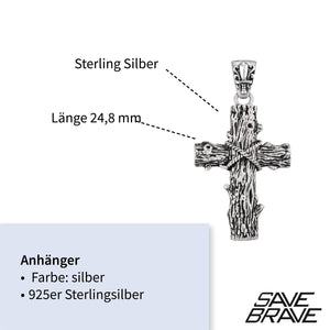 Anhänger Kreuz Sterlingsilber - Schmuckzeit Europe GmbH