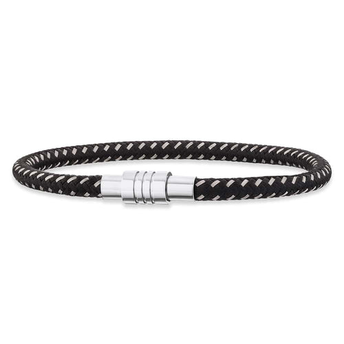 Save Brave Bead It Armband Edelstahl Nylon schwarz - SAVE BRAVE